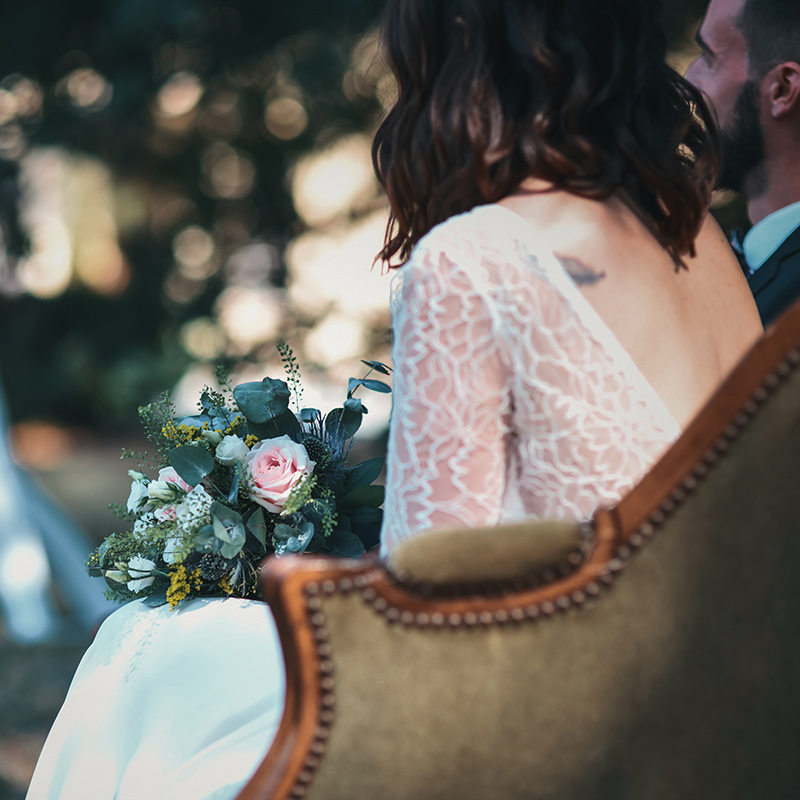 Bouquet de mariée champetre