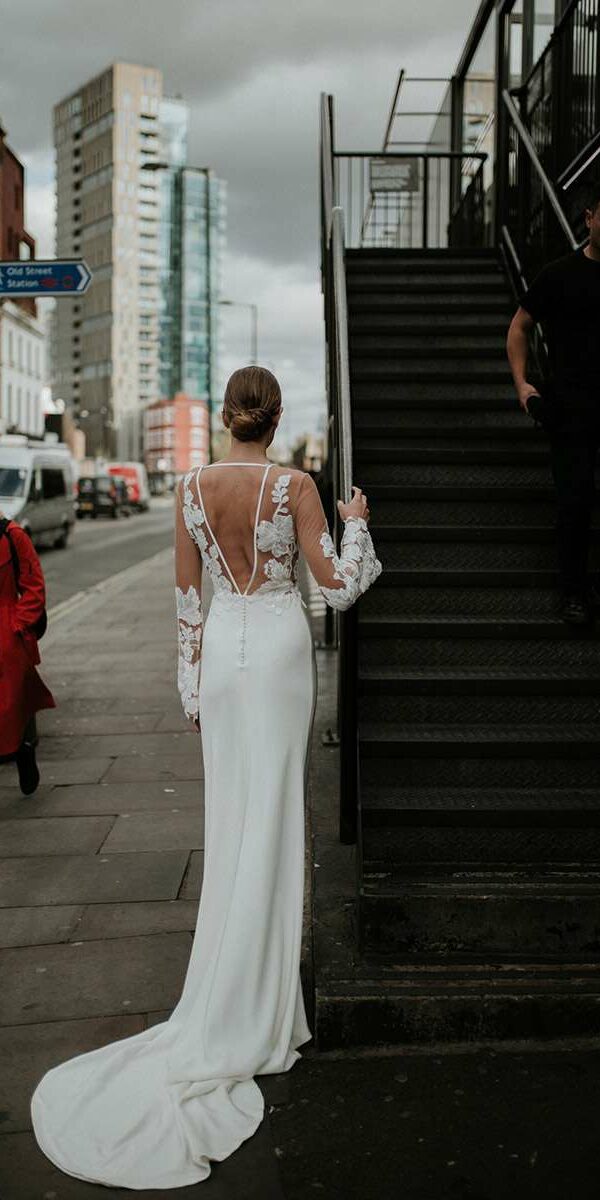 Robe de mariée de créatrice seconde main