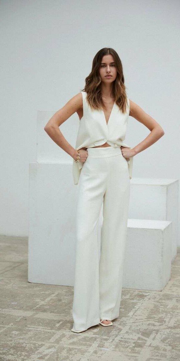 Pantalon tailleur mariage civil UniParis