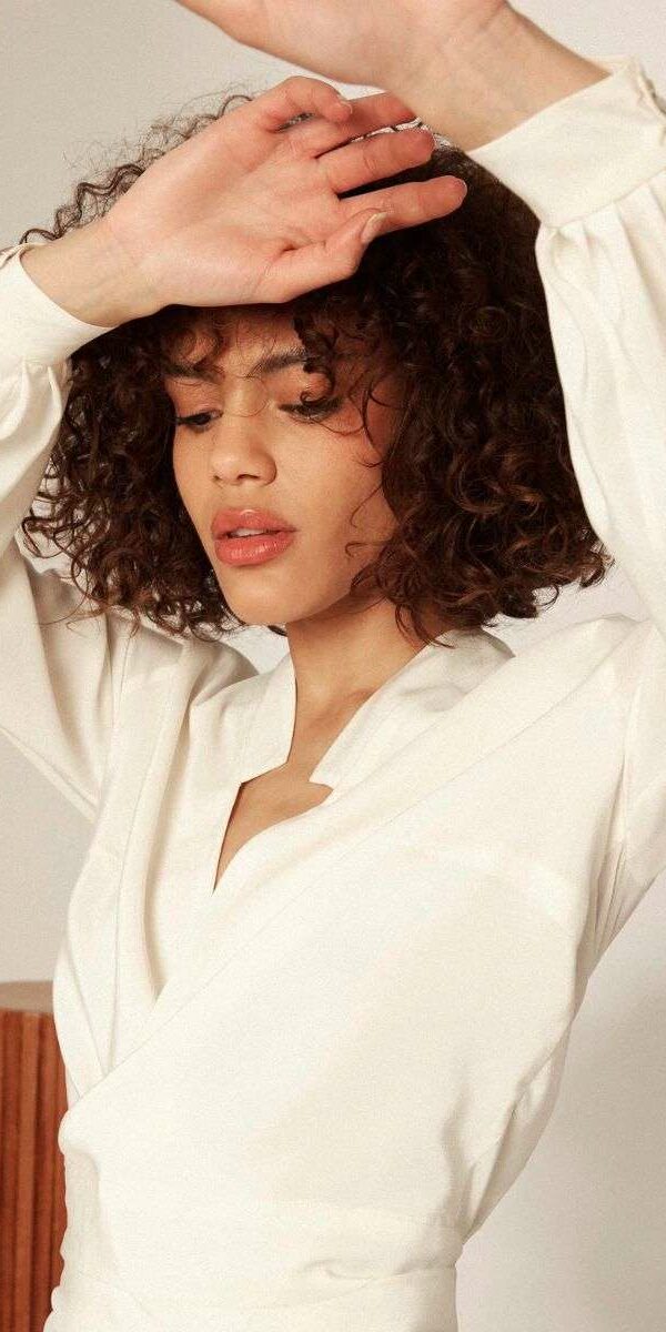 Blouse mariage civil fluide légère UniParis