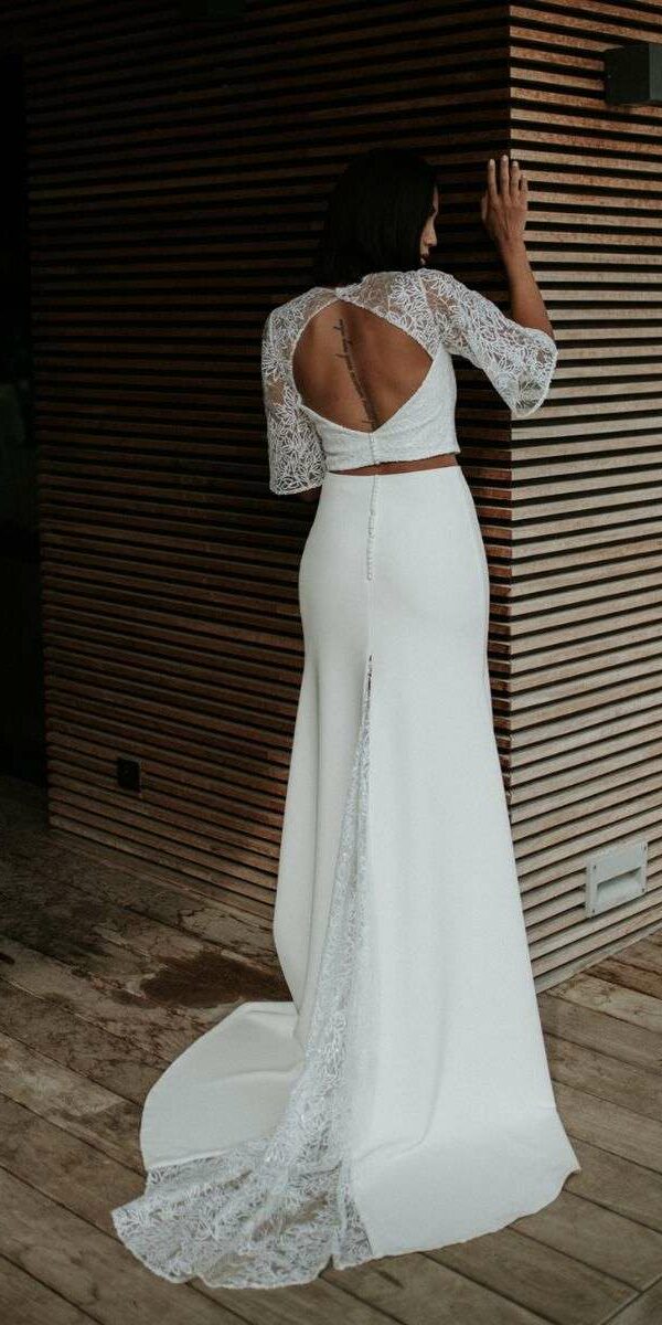 Robe de mariée deux pièces de seconde main Manon Gontero