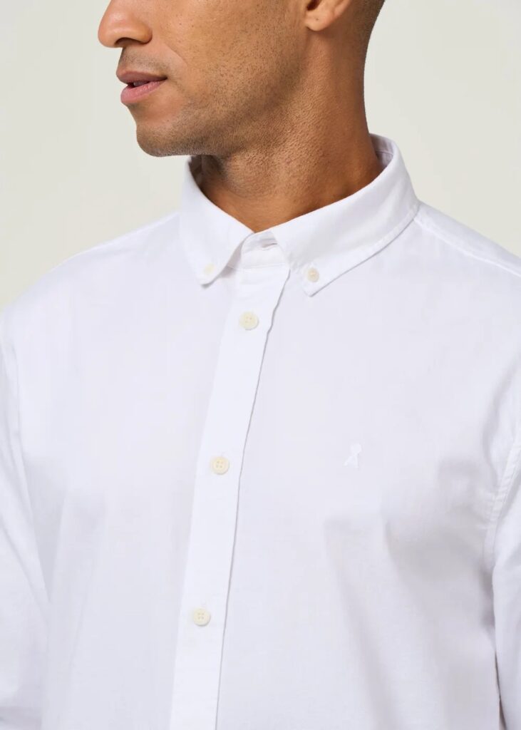 Chemise de mariée en coton bio